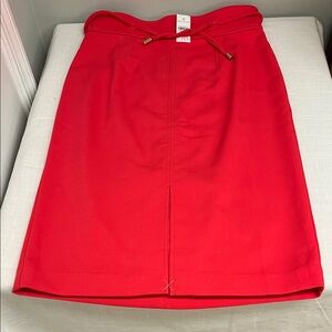 Ann Taylor Elegant Red Women's Pencil Skirt--Size 4